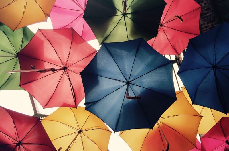 colorful umbrellas