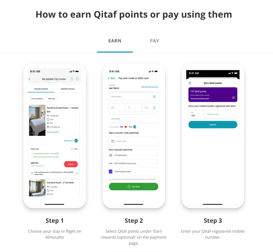 Qitaf landing page 2